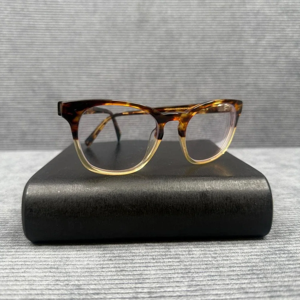 Warby Parker Felix M 929 Tortoise Clear‎ Fade Eyeglasses Frames Only 49-19-145